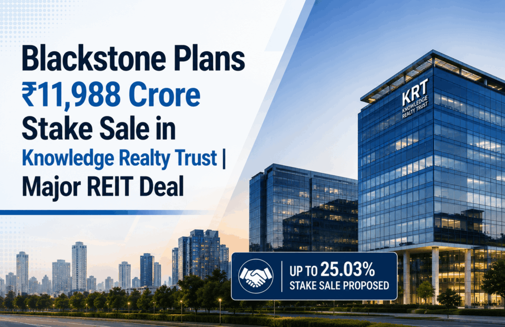 Blackstone plans REIT stake sale