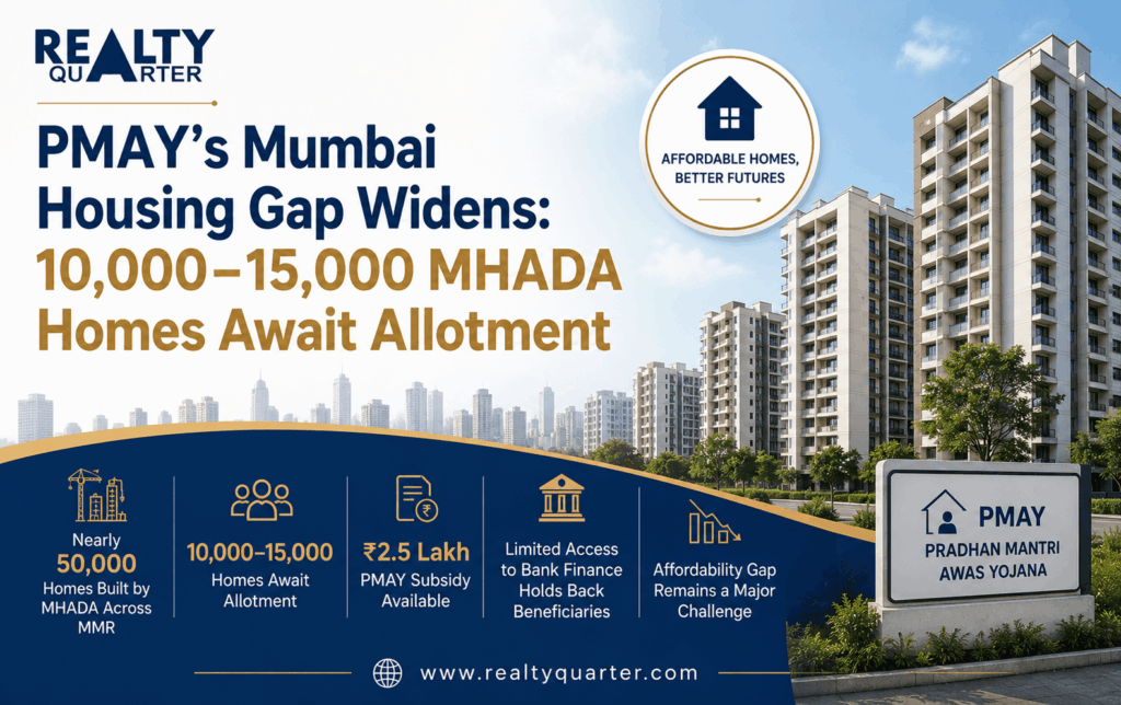 PMAY’s Mumbai Housing Gap Widens