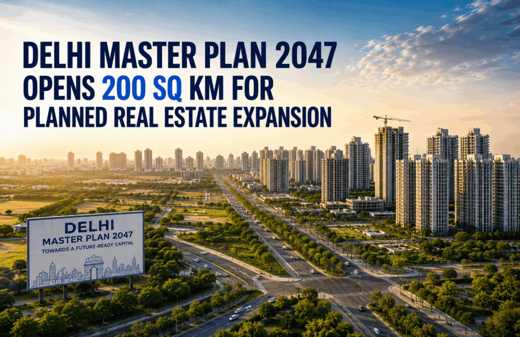 Delhi Master Plan 2047 Opens 200 Sq Km for Planned Real Estate Expansion