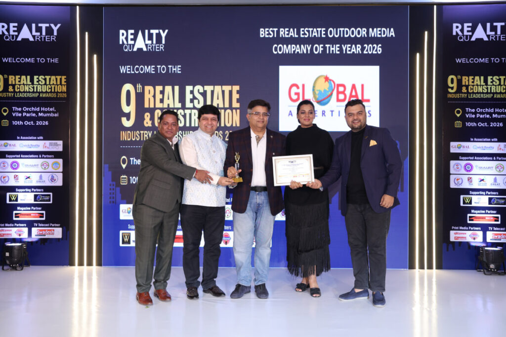 Global Advertisers Pvt. Ltd. Wins Best Real Estate Outdoor Media Company of the Year 2026