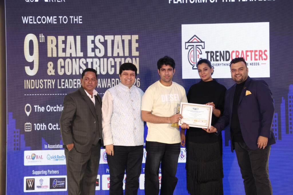 TrendCrafters Wins Best Integrated Home Solutions Platform of the Year 2026 at Realty Quarter Awards